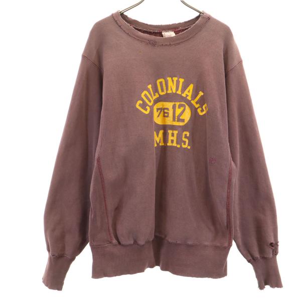 Champion（チャンピオン） 70s USA製 単色タグ 赤単 ヴィンテージ 3段