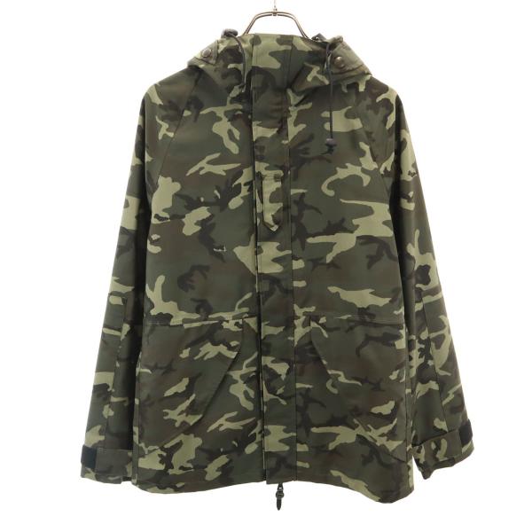 AKM エイケイエム 日本製 迷彩柄 カモフラ マウンテンパーカー L