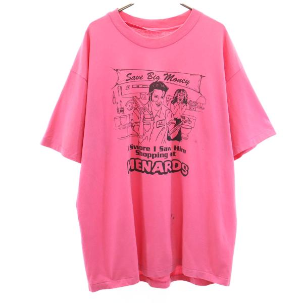 OLD オールド 90s エルヴィス・プレスリー 半袖 Tシャツ ピンク