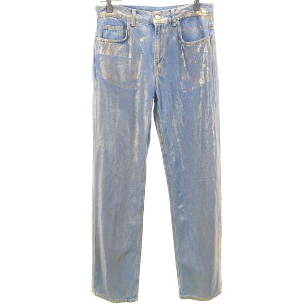 ZARA（ザラ） デニムパンツ 36 ウォッシュブルー ジーンズ レディース