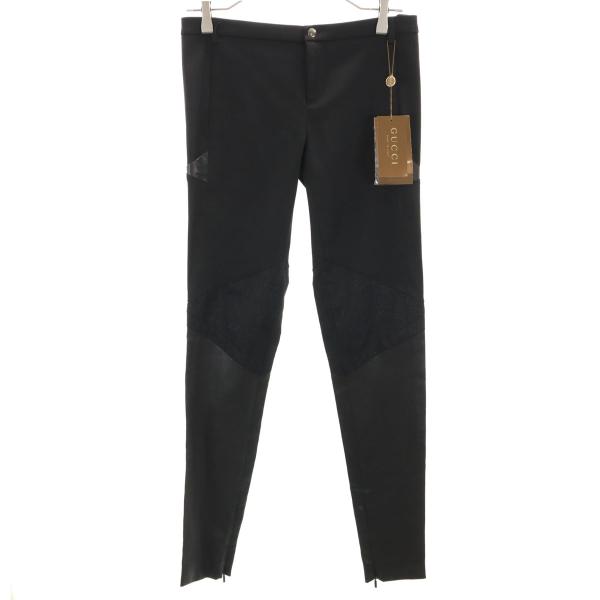 【新品未使用】　GUCCI パンツ　サイズ:44 GUCCI（グッチ） 未使用 イタリア製 パンツ 36 ブラック タグ付き