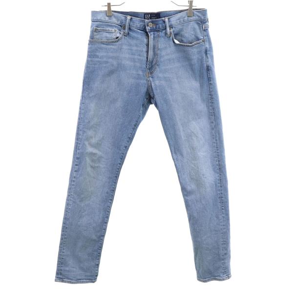 GAP ギャップ テーパードデニムパンツ W31 ブルー ジーンズ メンズ 古着 中古