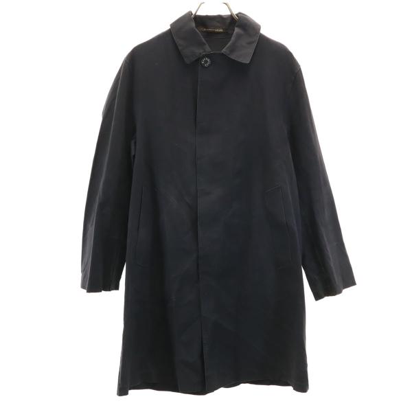 Mackintosh マッキントッシュ スコットランド製 ゴム引き ステンカラーコート 36 ブラック メンズ Mackintosh（マッキントッシュ） スコットランド製 ゴム引き ステン