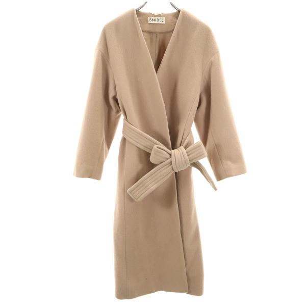SNIDEL（スナイデル） 日本製 ウールカシミヤブレンド コート ベージュ