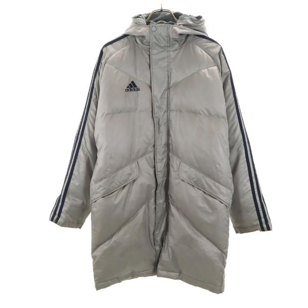 adidas（アディダス） ダウンコート S グレー メンズ 古着 中古
