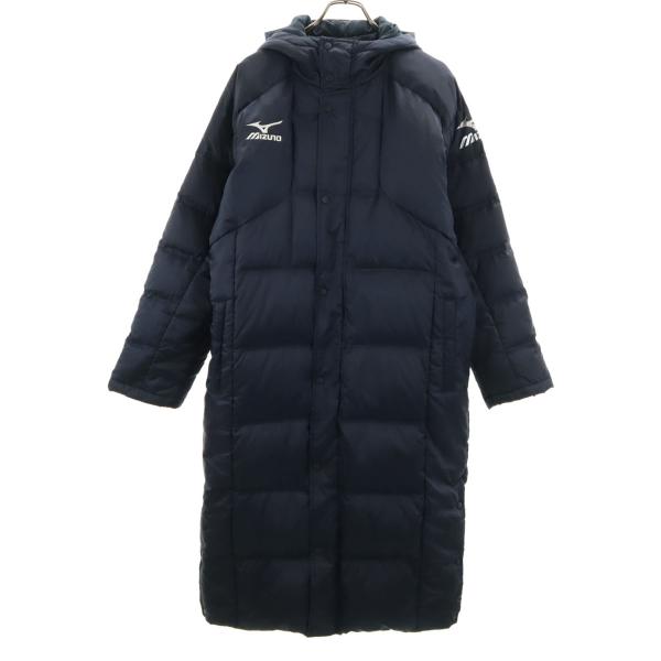 MIZUNO（ミズノ） 美品 ダウンコート L ネイビー メンズ 古着 中古