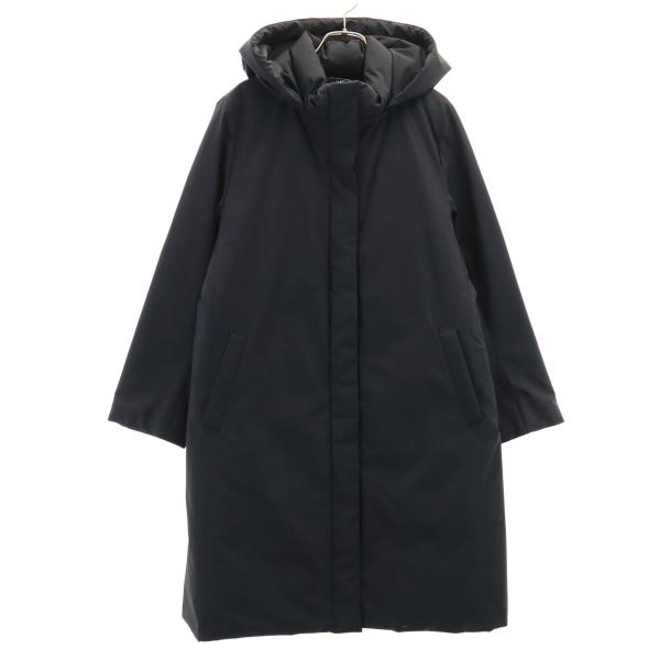【未使用級】UNIQLO ハイブリッドダウンコート レディース ブラックXL ユニクロ ハイブリッドダウンコート レディース XL ブラック UNIQLO