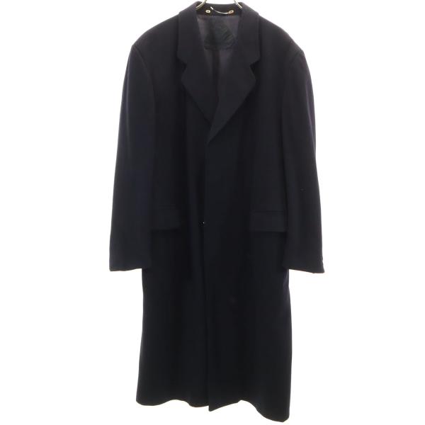Yves Saint Laurent（イヴ・サンローラン） チェスターコート 濃紺 