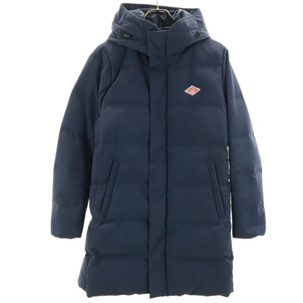 ネイビーダントンダウン Danton（ダントン） ダウンコート 36 ネイビー レディース 古着 中古