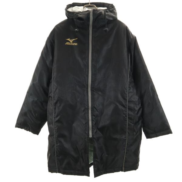 MIZUNO（ミズノ） 美品 箱根駅伝 読売新聞 ベンチコート M ブラック