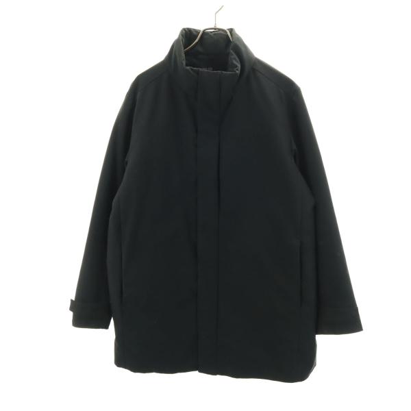 ユニクロ（UNIQLO） ハイブリッド ダウンコート L ブラック メンズ 