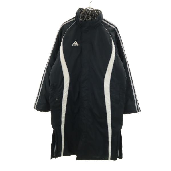 adidas NEO アディダスネオ ベンチコート S ブラック 中綿 メンズ 古着