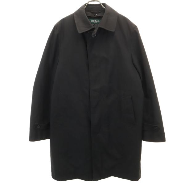 美品 REGAL ステンカラーコート LL ブラック 中綿ライナー付 洋服の青山 REGAL（リーガル） ライナー付き ステンカラーコート L ブラック