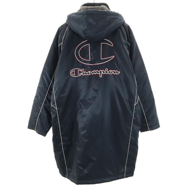 Champion（チャンピオン） バックロゴ ベンチコート M ネイビー 中綿