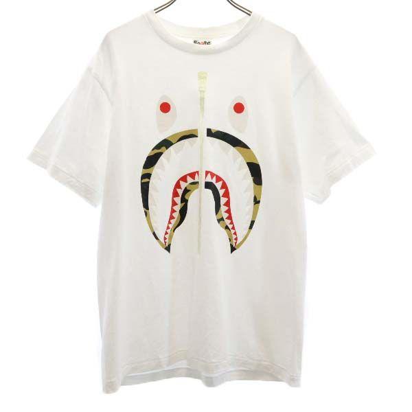 A BATHING APE（アベイシングエイプ） シャーク プリント 半袖 Tシャツ