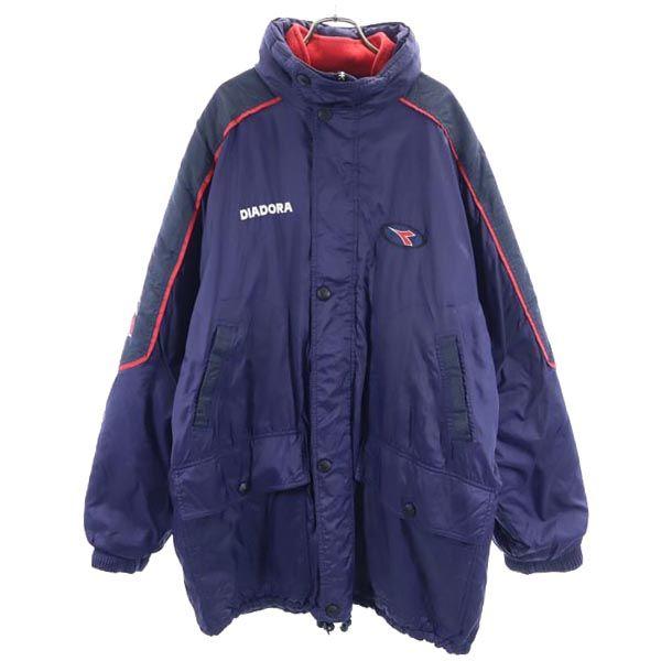 DIADORA（ディアドラ） 90s オールド 中綿 ナイロン ベンチコート XL