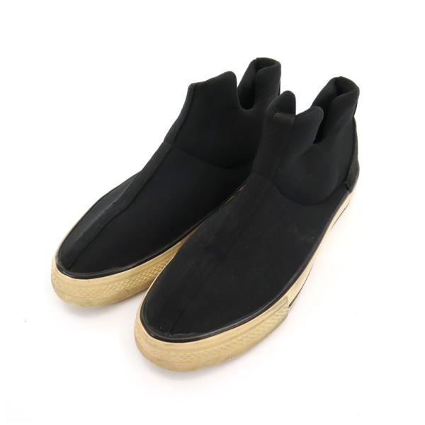 COMME des GARCONS HOMME PLUS コムデギャルソンオムプリュス 日本製 シューズ 5 1/2 ブラック レディース 古着 中古