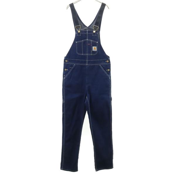 Carhartt（カーハート） デニム オーバーオール w30 インディゴ メンズ