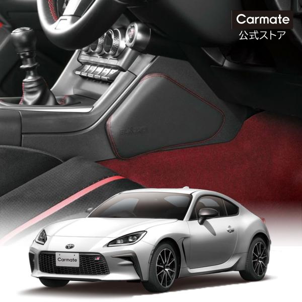 86 zn6 brz zc6 ドアスピーカーパッド　ニーパッド　赤ステッチ SUBARU 【BRZ・ZC】ニーパッド(赤ステッチ）【スバル】BRZ