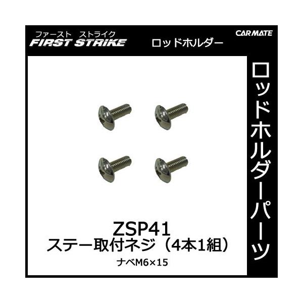 カーメイト（CARMATE） ZSP41ネジ（M6×15／4本） 釣り用品 ロッド