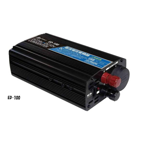 厩H Meltec DCDCRo[^[ ED-100 DC24V/DC12V 10A USBt