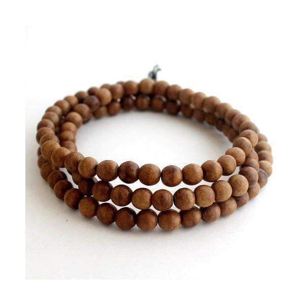 数珠 念珠 ベトナム産 沈香 香木 紅砂沈香 ブレスレット ネックレス