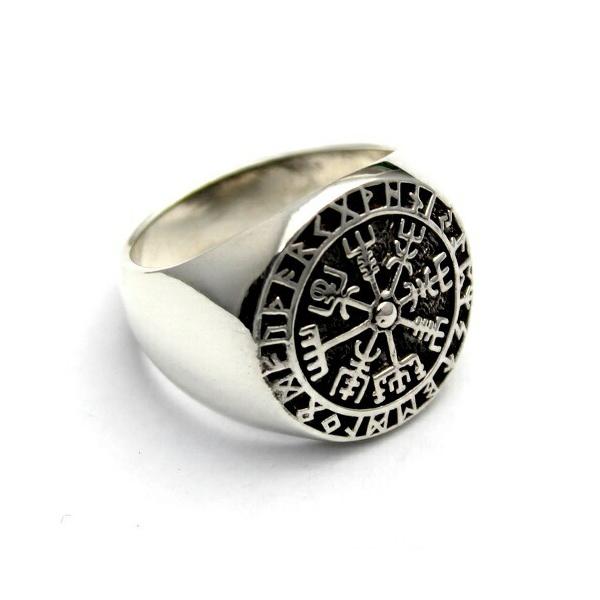 ヴェグヴィシル Vegvisir ヴァイキング ルーン 北欧 コンパス 羅針盤 