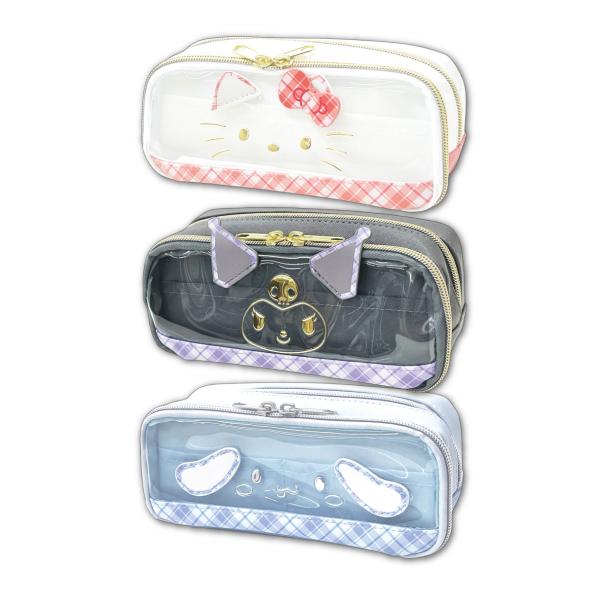 サンリオ　にゃんこ　ペンシルケース　チェック　2009 carol-netstore_r11290034