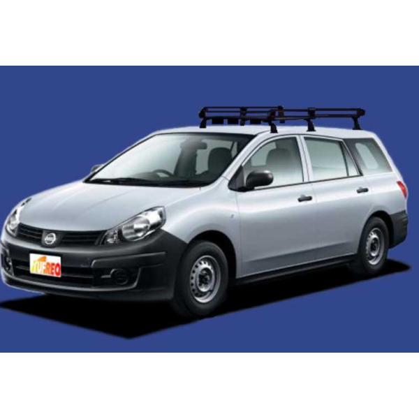 ADエキスパート用　ルーフキャリア　 INNO イノー 日産 AD/ADエキスパート（Y12系）ベースキャリアセット