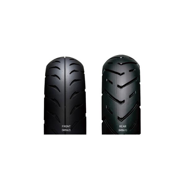 IRC IRC 120/80-12 65J MB62 フロント TL(チューブレスタイヤ) : カー