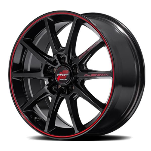 MID RMP Racing R25 16インチ 7J 4H100 +41 BKR ブラック+リムレッド 