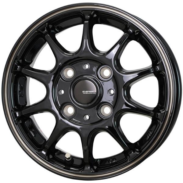 HOT STUFF G・SPEED P-07 14インチ 5J 4H100 +38 ブラック HOT STUFF G・SPEED P-07 14インチ 5J 4H100 +38 ブラック