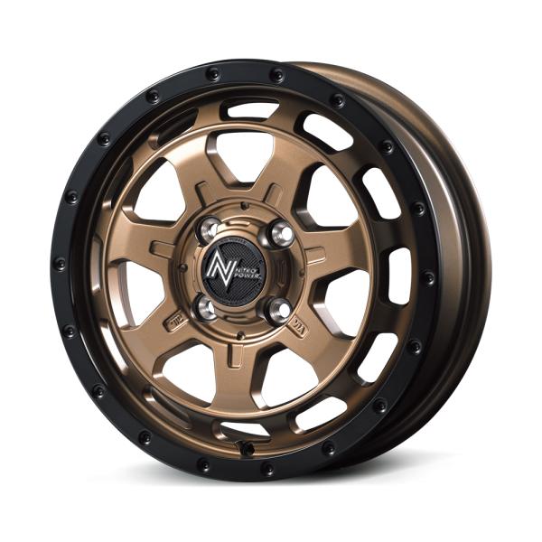 NITRO POWER M7 Phalanx 15インチ 4.5J 4H10045Matte Bronze/Rim Black