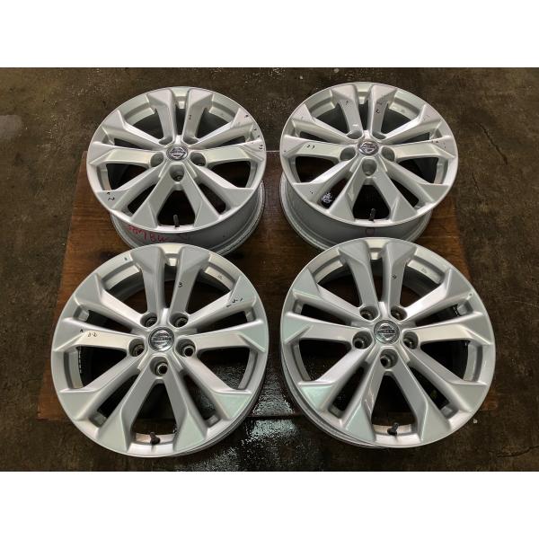 17インチアルミホイール　4本売り　エクストレイルT32 たけ】【4本】日産エクストレイルT32純正アルミホイール 17in 7J