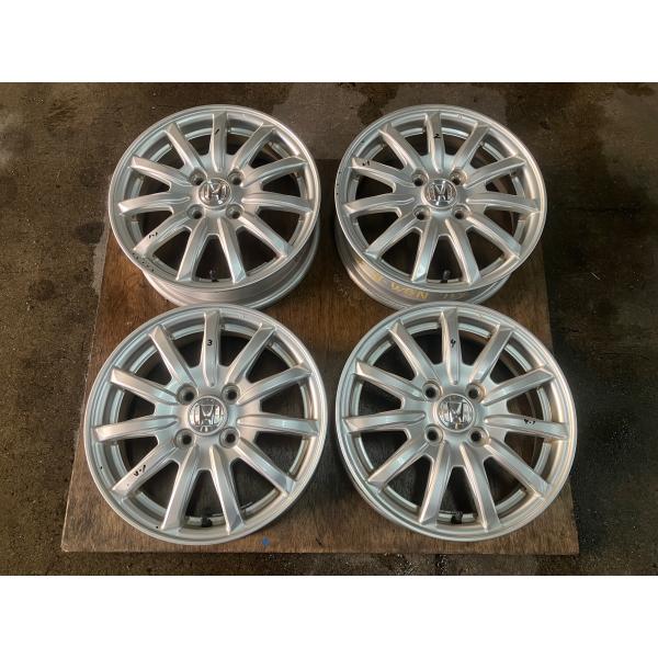 ホンダ Nワゴン JH1 〜 アルミ ホイール 14インチ 4.5J +40 シルバー 4