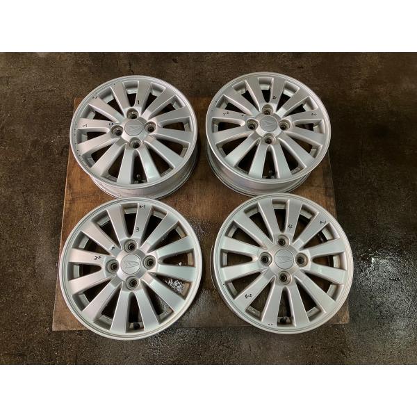 ダイハツ　ムーヴ L175S L185S 〜 ホイール　14インチ 4.5J +45　4本　傷,剥離あり/ 42611-B2310 / ホイル アルミ コンテ 