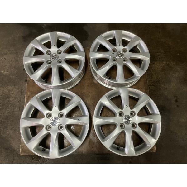 スズキ　ソリオ MA15S 〜 ホイール　15インチ 4.5J +45　1本　傷少ない/ 43210-54M20-ZA8 / ホイル アルミ ソリオバンディット