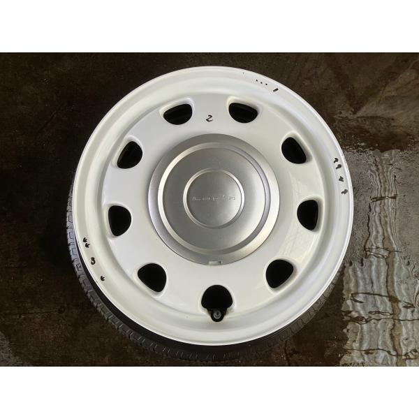 スズキ　アルトラパンショコラ HE22S 〜 ホイール　14インチ 4.5J +45 白　1本 / 43210-85K30-ZGS / ホイル アルミ アルトラ