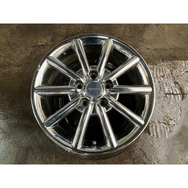 日産 ラフェスタ B30 〜 ホイール オーテック 16インチ 6J +48 メッキ