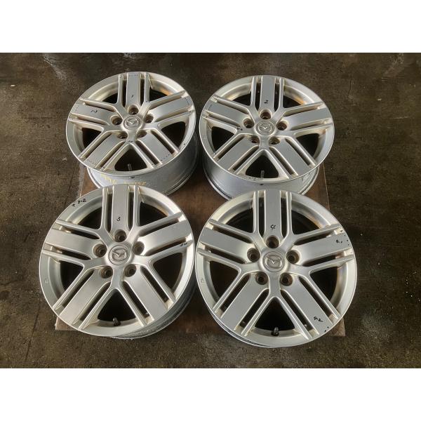 マツダ  MPV LY3P 〜 ホイール　16インチ 6.5J +45 5H 114.3　4本　傷あり/ 9965586560  / MAZDA アルミ ホイル