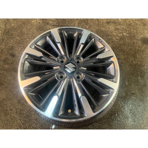 スズキ　スペーシア カスタム MK53S 〜　ホイール　15インチ 4.5J ＋45　1本　傷少なめ/ 43210-79R60-QC8 / ホイル アルミ 15