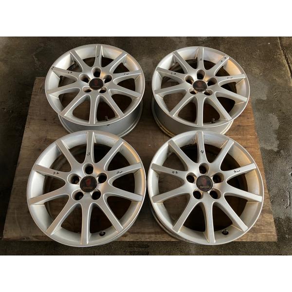 サーブ 9-3　ホイール　6.5J 16インチ +41 5H 110　4本　傷あり/ 12785709  / SAAB 93 9-5 95 6.5 16 41