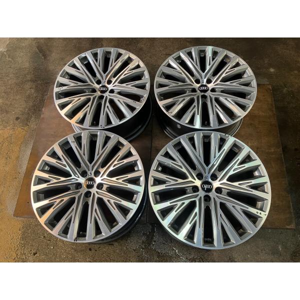 アウディ　A8 4N 　ホイール　9J 20インチ ET37 5H PCD112 CB66.5φ　4本　やや傷あり/ 4N0601025M / ホイル アルミ 
