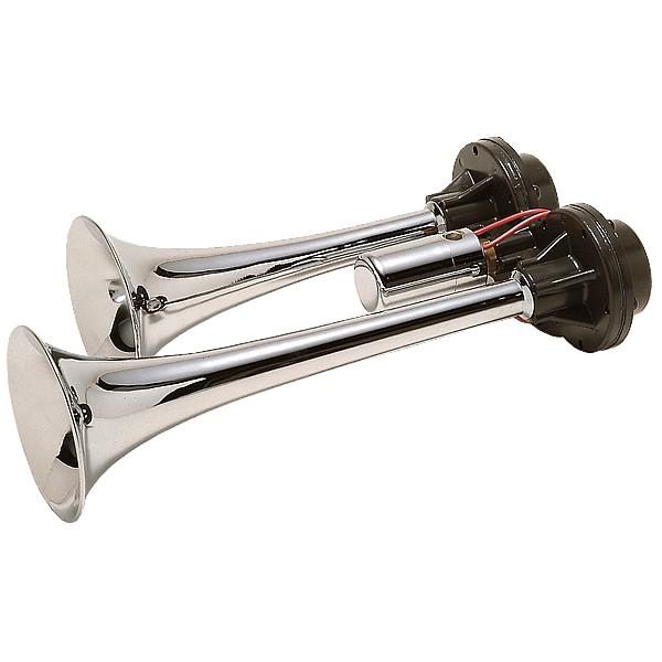 日建 D型 ヤンキーホーン クロームメッキ 12V D410-12 : CarParts TSC