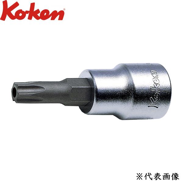 Ko-ken �R�[�P�� 3/8 9.5sq. �C�W���~�߃g���N�X�r�b�g�\�P�b�g �S��50mm T10H 3025.50-T10H