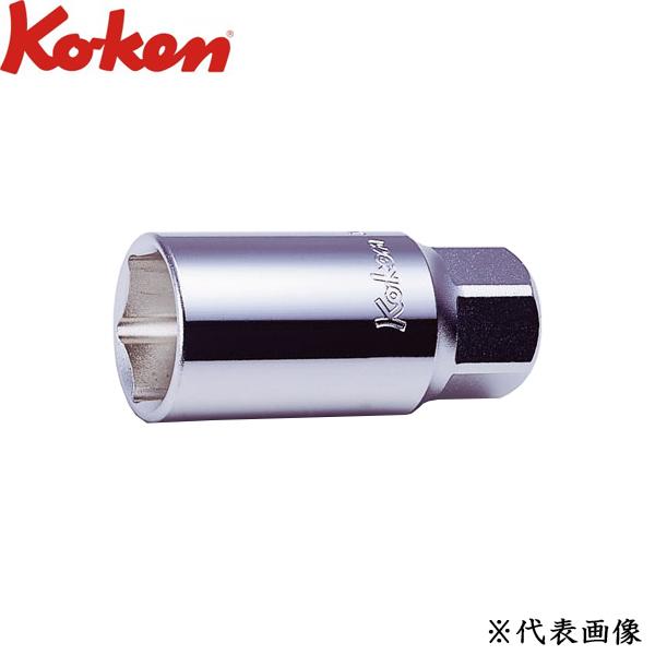 Ko-ken �R�[�P�� 1/2 12.7sq. �z�C�[���i�b�g�p�\�P�b�g �S��60mm 17mm 4300M-17(L60)