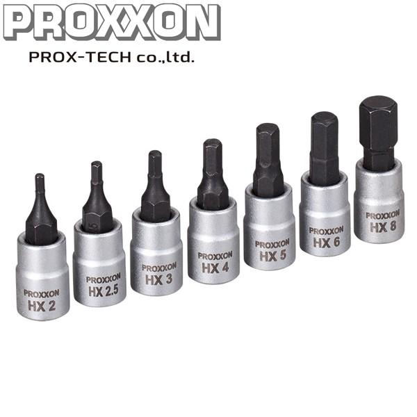 PROX-TECH プロクステック 1/4 ヘックスビットソケット7点セット