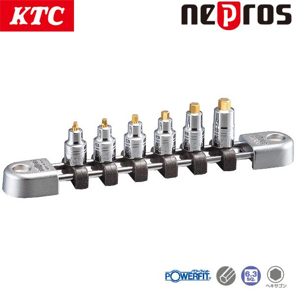KTC �l�v���X 6.3sq.�X�^�b�r�w�L�T�S���r�b�g�\�P�b�g�Z�b�g 6�R�g NTBT2SS06A