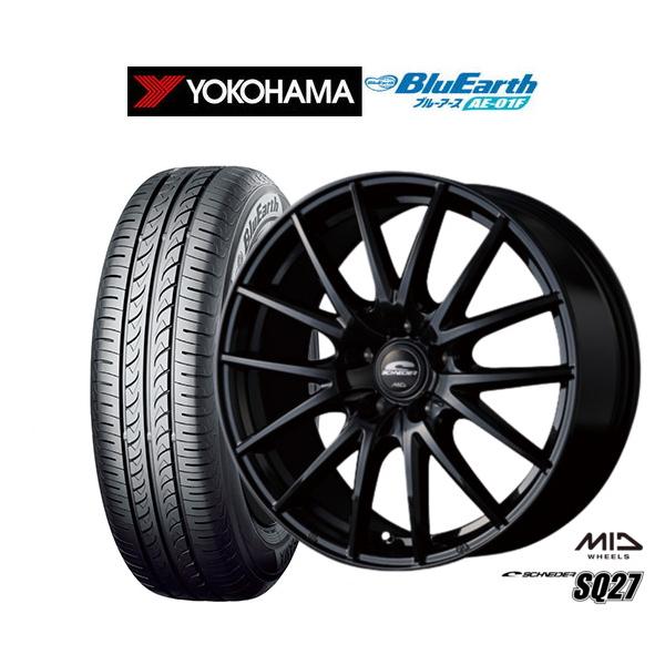 サマータイヤ ホイール4本セット MID シュナイダー SQ27 ヨコハマ 