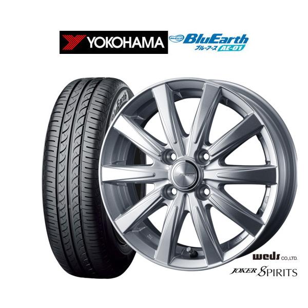 ① 145/80R13 グッドイヤー weds タイヤ ホイール セット 2本 WEDS（ウェッズ） サマータイヤ ホイール4本セット ジョーカー